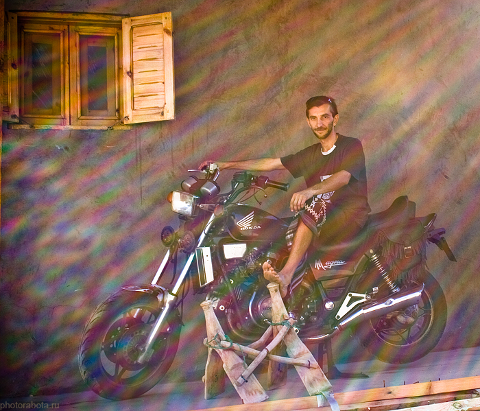 мотоцикл в Дахабе, Египетт