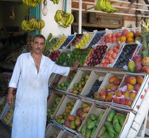 Овощи и фрукты в Дахабе на рынке Ассала